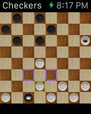 Screenshot 1 for Checkers for Apple Watch