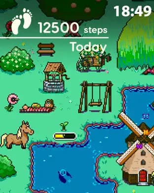 Screenshot 1 for Pixsteps: Gamified Pedometer