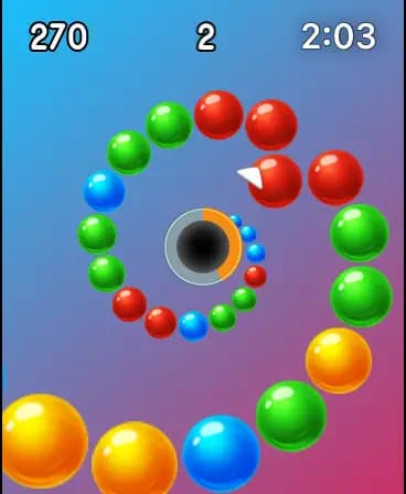 Screenshot 1 for Vortigo - The Bubble Shooter